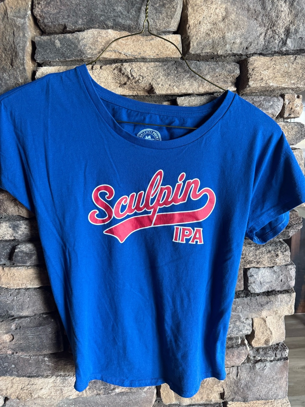 Ballast point sculpin IPA Women's Blue Logo Tee